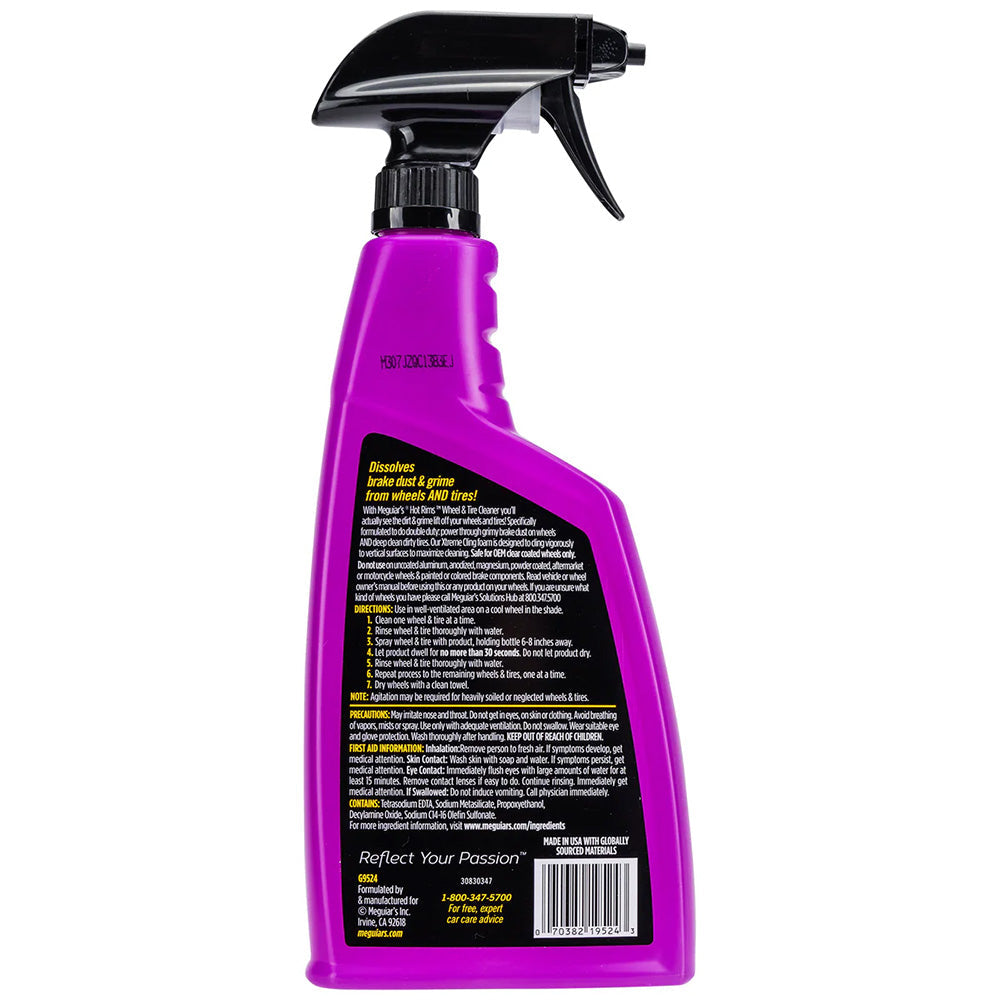 Meguiar's Hot Rims Wheel  Tire Cleaner - 24oz