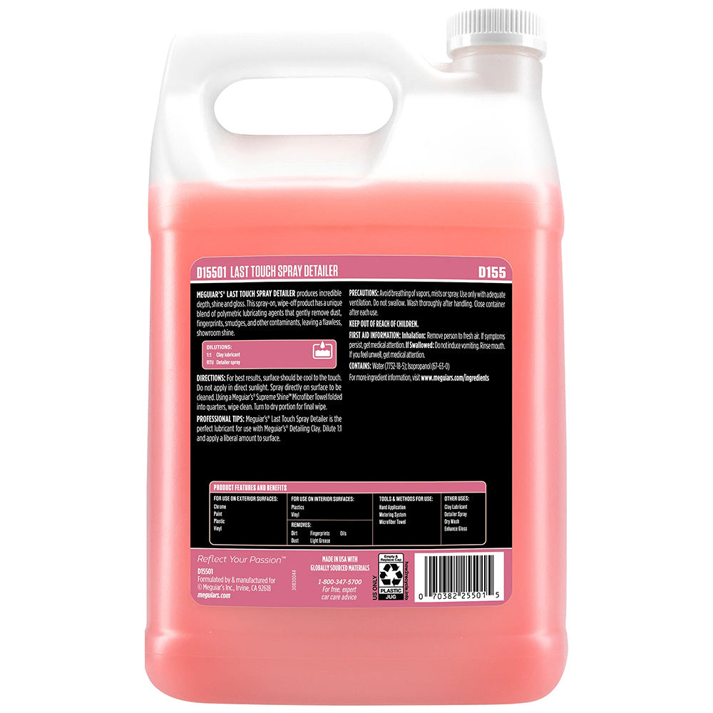 Meguiars Detailer Last Touch Spray Detailer - 1-Gallon