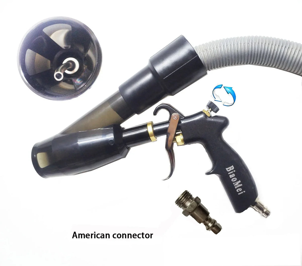 Car Interior Detailing Tornado Air Blow Gun | Cleaning Tool for Dust and Dirt